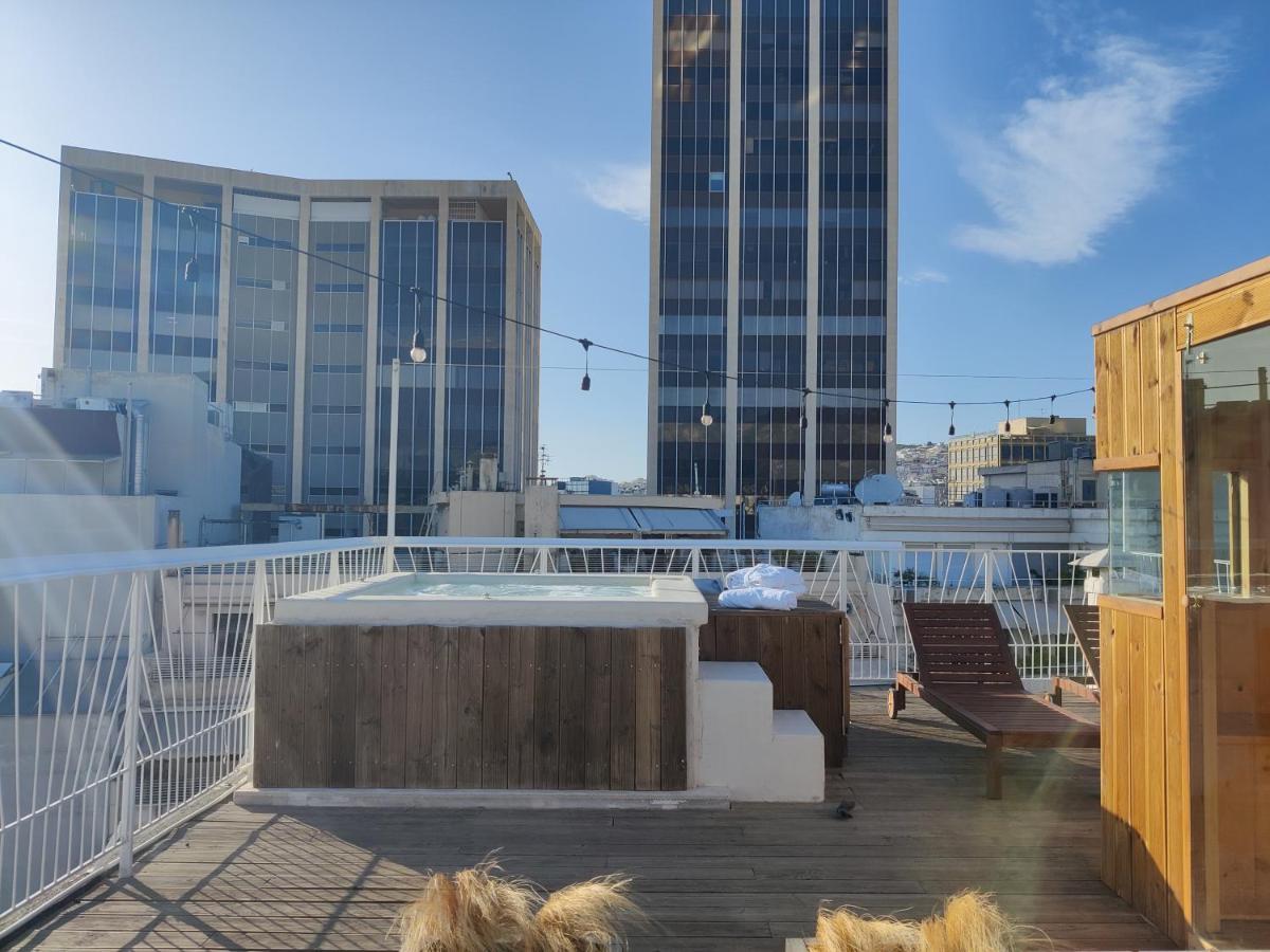 Unique Solar Penthouse With Jacuzzi And Sauna In Central Athens Atenas Exterior foto